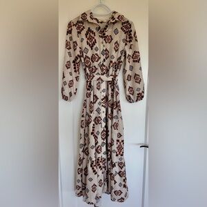 Patterned Maxi Dress - Italy
